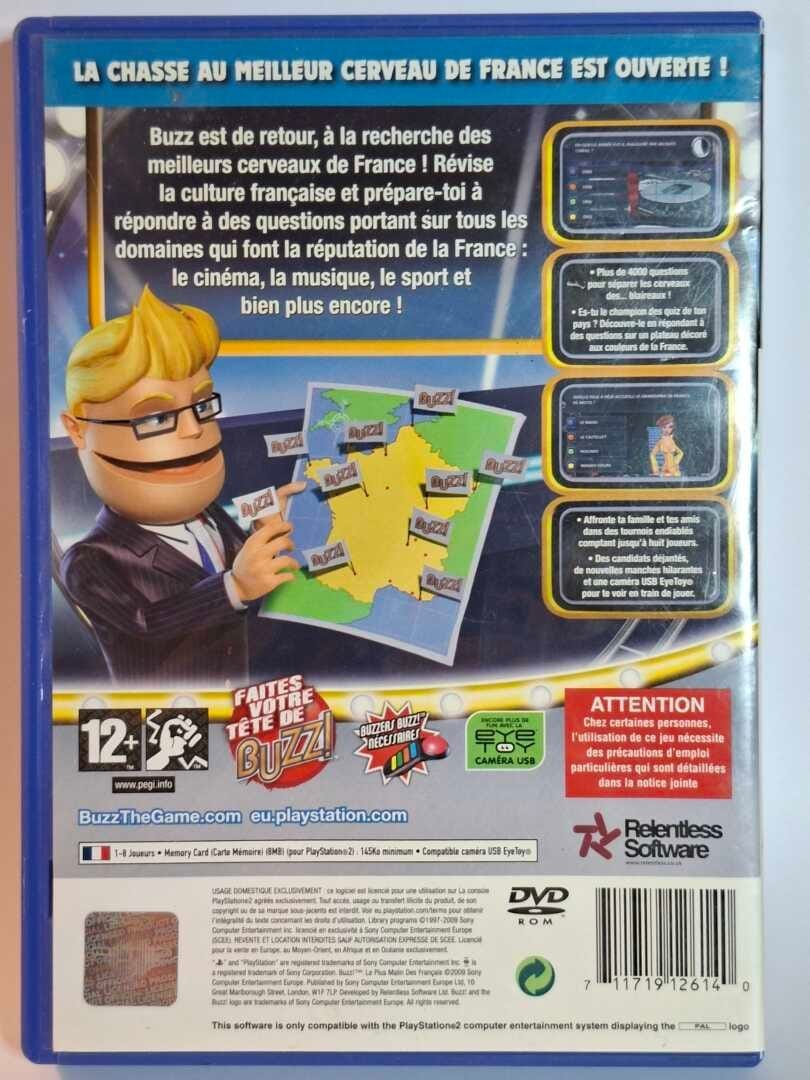Jeu BUZZ ! Le Quizz Musical + 4 Buzzers Pour PS2 - Neuf Sous Blister Scellé - Version Française PAL