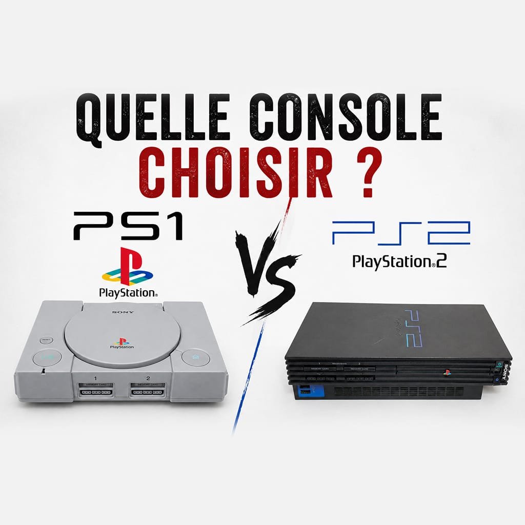 Quelle console choisir entre la PS1 et la PS2 ?